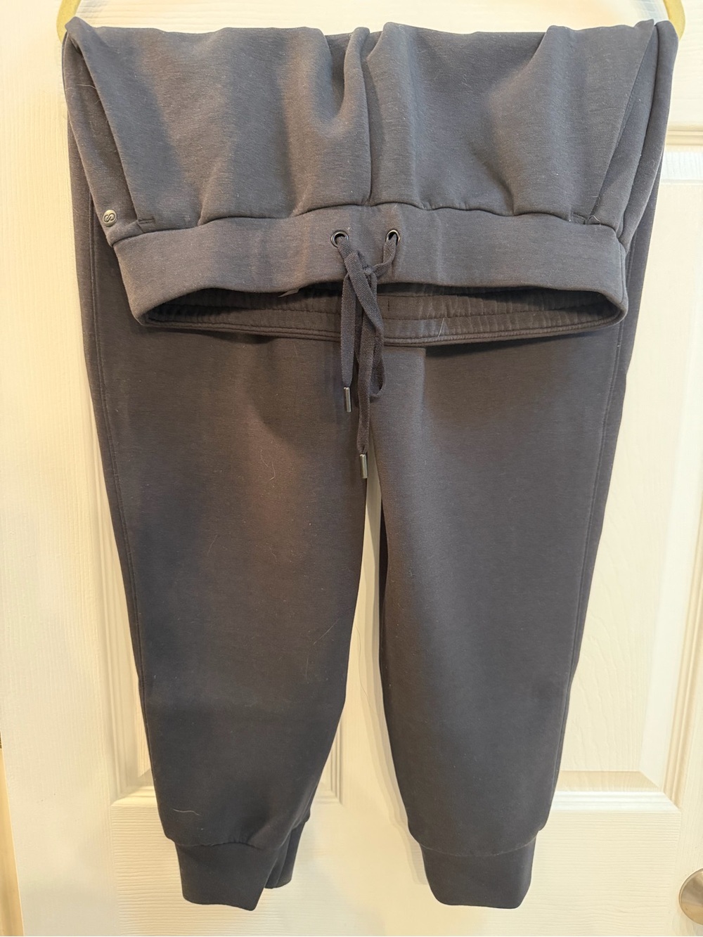 CALIA by Carrie Underwood Black Fold-Over Waist Joggers